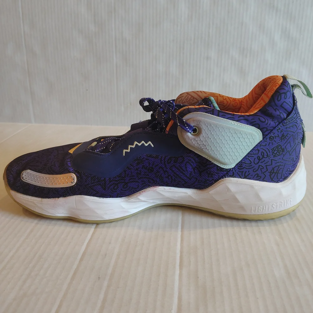Adidas Don Issue #3 Jazz Purple Yellow Donovan Mitchell Size‎ 15